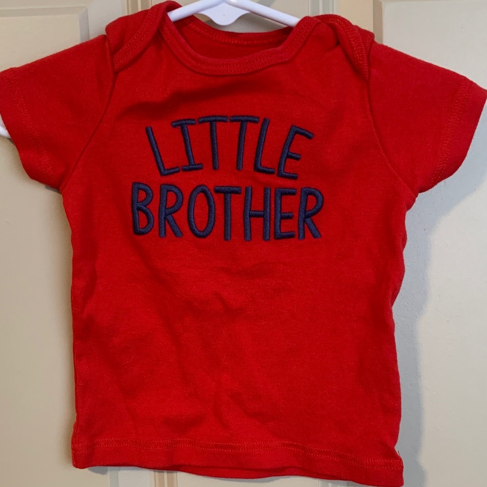 Child of Mine Red Little Brother Tee